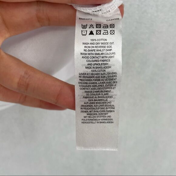 French Connection Embroidered Pixel Motorcycle TShirt NWT - Picture 7 of 12